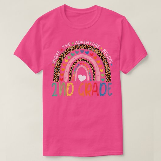 レオパード虹2年生 Tシャツ (デザイン正面)