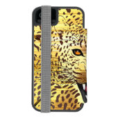 レオパード領土1 INCIPIO iPhoneウォレットケース (フォリオ裏面)