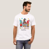レオパード1年生先生1年生Schoに戻る Tシャツ (正面フル)