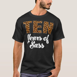 レオパード10誕生日10歳10誕生日T Tシャツ