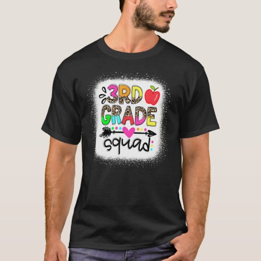 レオパード3年生の分隊先生Schの初日 Tシャツ (正面)