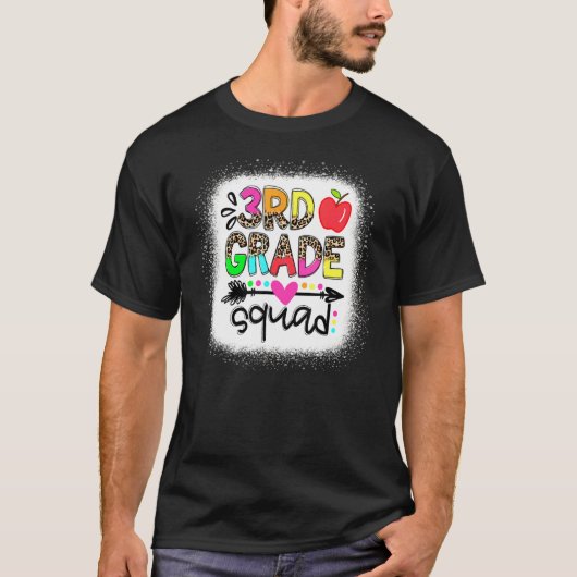 レオパード3年生の分隊先生Schの初日 Tシャツ (正面)