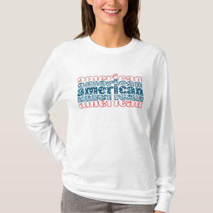 レオパード・アメリカ人7月愛国心4日 Tシャツ