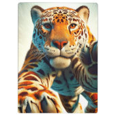 レオパード・アート クリップボード (裏面)