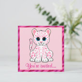 レオパード·カブ·イン·ピンク 招待状 (スタンド正面)