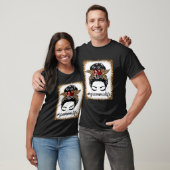 レオパード・グラミー・ライフ乱雑Bun Bleaches Mother s D Tシャツ (ユニセックス)