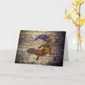 レオパード·ゲッコ カード (黄色い花)