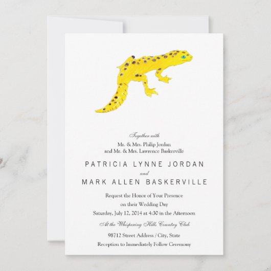 レオパード·ゲッコ 招待状 (正面)