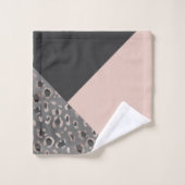 レオパード·ジオメトリック·グラム#1 バスタオルセット (ウォッシュタオル)