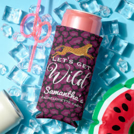 レオパード＆チーター柄でワイルドにしよう！ ブライズメイドパーティー スリム缶クーラー