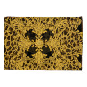 レオパード・バロック華美アニマルプリント 枕カバー (裏面)