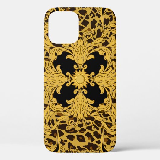 レオパード・バロック華美アニマルプリント Case-Mate iPhoneケース (裏面)