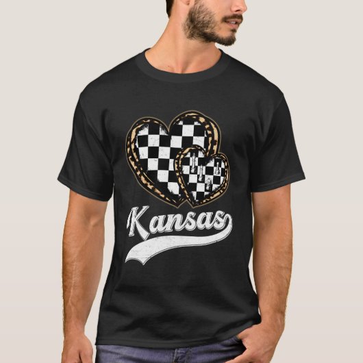 レオパード・ヘ・カンザス・チェス Tシャツ (正面)
