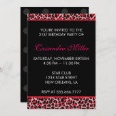 レオパード 招待状 (正面/裏面)