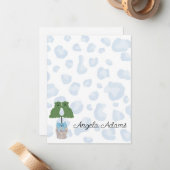 レオパード(犬)スタッフォードドッグズトピアリーノートカード ノートカード (正面/裏面インサイチュ)