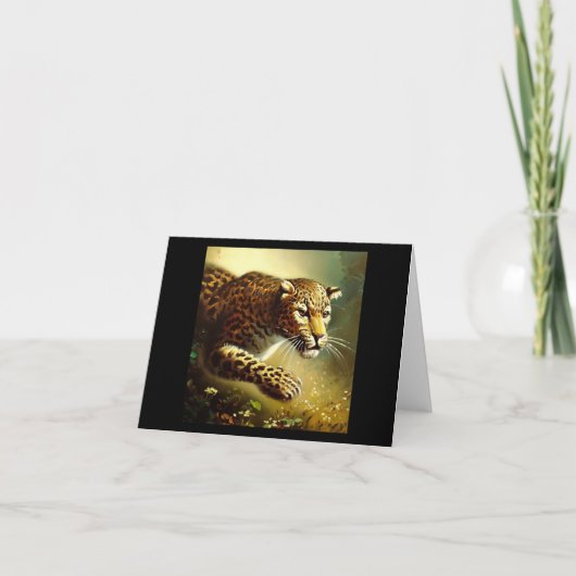 レオパード(7)野猫 カード (正面)