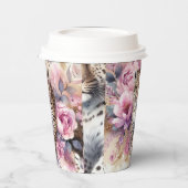 レオパードCub & Leopardバラ 紙コップ (左)