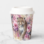 レオパードCub & Leopardバラ 紙コップ (裏面)