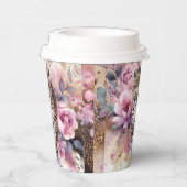 レオパードCub & Leopardバラ 紙コップ (右)