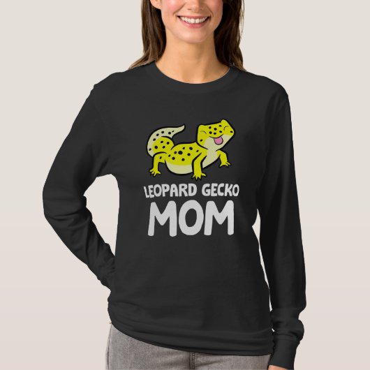 レオパードGecko母トカゲ爬虫類マザーヒョウGe Tシャツ (正面)