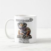 レオパードGecko生命すべてのスポットいいえストレス コーヒーマグカップ (左)