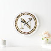 レオパードN ラージ壁時計 (ホーム)