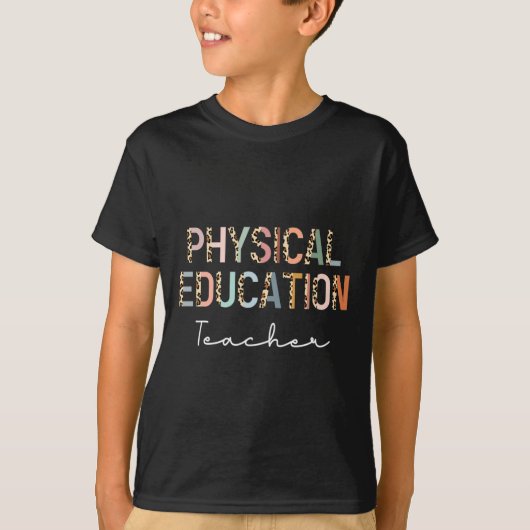 レオパードPe先生新学期物理エデュカティ Tシャツ (正面)