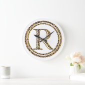 レオパードR ラージ壁時計 (ホーム)