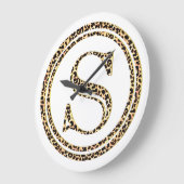 レオパードS ラージ壁時計 (傾斜)