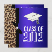 レオパー王室のド·ブルー卒業パーティー 招待状 (正面/裏面)