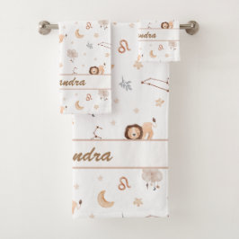 レオベビー | はっきりしたリトルライオンズ用ソフト バスタオルセット