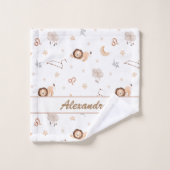 レオベビー | はっきりしたリトルライオンズ用ソフト バスタオルセット (ウォッシュタオル)