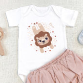 レオベビー:「小ライオンの星空の女神」 ベビーボディスーツ