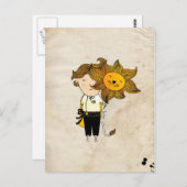 レオボーイ〔占星術の〕十二宮図標識 ポストカード (正面/裏面)