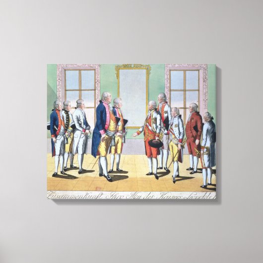 レオポルド2代天皇 キャンバスプリント (正面)