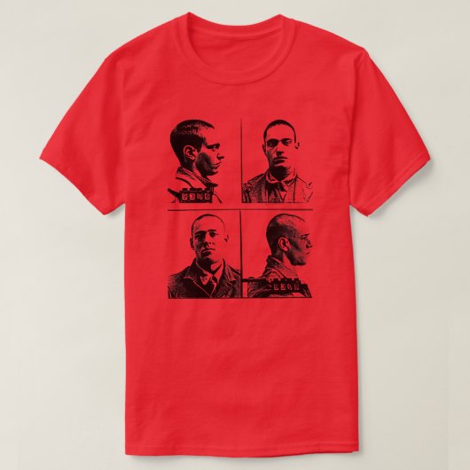 レオポルド・ローブ・ムグショット Tシャツ (デザイン正面)