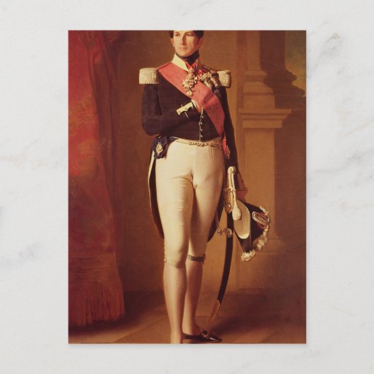 レオポルドI c.1846 ポストカード (正面)