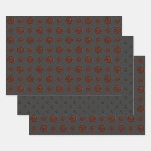 レオマンダララッピング紙セット ラッピングペーパーシート (セット)