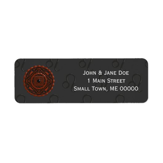 レオマンダラ住所 シール (正面)