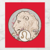 レオミュシャアールヌーボー ワインラベル (シングルラベル)