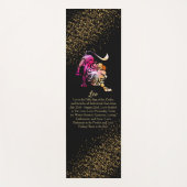 レオライオン- (占星術の)十二宮図の印 ヨガマット (正面)