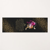 レオライオン- (占星術の)十二宮図の印 ヨガマット (正面(横))