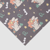 レオロピトキ〔占星術の〕十二宮図シリーズパターンII 薄葉紙 (詳細)