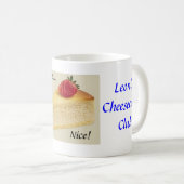 レオンのチーズケーキクラブ コーヒーマグカップ (正面右)