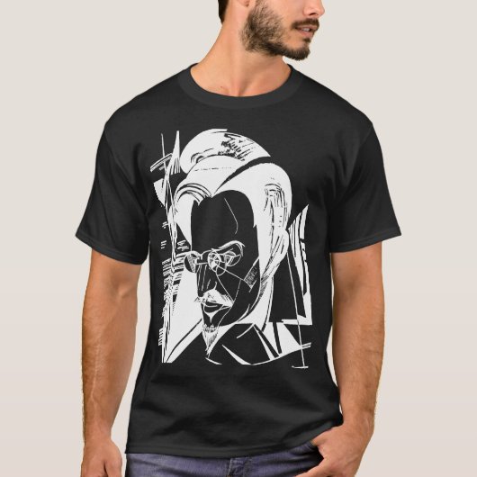 レオントロツキーポートレート Tシャツ (正面)
