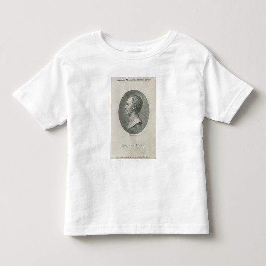 レオンハルト・オイラー トドラーTシャツ (正面)
