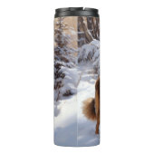 レオンバーガーはそれを雪のクリスマスに任せた タンブラー (裏面)