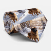 レオンバーガーはそれを雪のクリスマスに任せた ネクタイ (ロール)