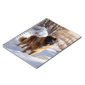 レオンバーガーはそれを雪のクリスマスに任せた ノートブック (左側)