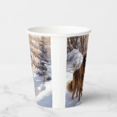 レオンバーガーはそれを雪のクリスマスに任せた 紙コップ (右)